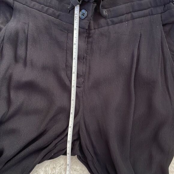 𝅺Wilfred Aritzia Tie Waist Relaxed Dress Pants/Joggers Size XS Black - Picture 10 of 11